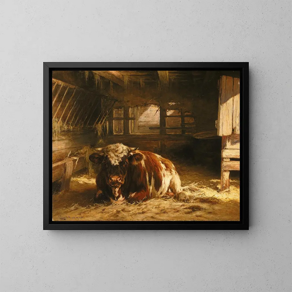 Mein Tag zu Hause - William Henry Howe — gerahmtes Bild an der Wand