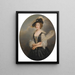 Ritratto di Susanna Hoare, contessa d'Ailesbury - William Hoare de Bath — quadro incorniciato alla parete