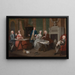 Ritratto di una famiglia - William Hogarth — quadro incorniciato alla parete