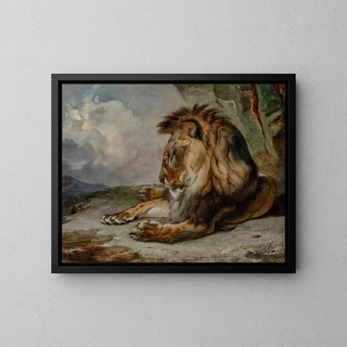 William Huggins - Dozing Lion.webp