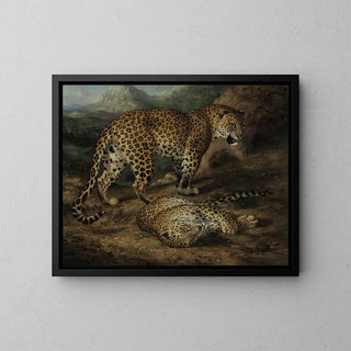 William Huggins - Two leopards.webp