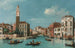 View of the entrance of the Cannaregio canal with the Church of San Geremia and the Palazzo Labia Venice - William James — artwork view