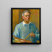 Autoritratto - William James Glackens — quadro incorniciato alla parete