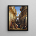 Scène di strada al Cairo - William James Müller — quadro incorniciato alla parete