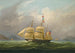 La Barque Sylph appartenant à M. Alexander Robertson au large de Macao, Chine - William John Huggins — Ansicht des Kunstwerks