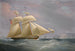 La goélette à hunier Amy Stockdale au large de Douvres - William John Huggins — artwork view