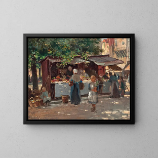 William Kay Blacklock - Market day Bruges.webp
