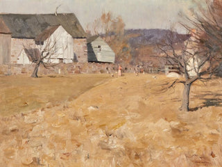 William Langson Lathrop - Feeding the Chickens.webp
