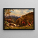 Ziegenherden in den Apenninen - William Linnell — gerahmtes Bild an der Wand