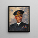 L'amiral Lord Louis Mountbatten - William Little — framed artwork on a wall