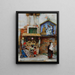 A street vendor in Venice - William Logsdail — framed artwork on a wall