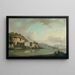 Die Bucht von Neapel mit Santa Maria degli Angeli - William Marlow — gerahmtes Bild an der Wand