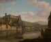 Vista della Saône e del castello di Pierre Scize, Lione, Francia - William Marlow — vista dell’opera