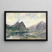 Mitre Peak Milford Sound - William Mathew Hodgkins — quadro incorniciato alla parete