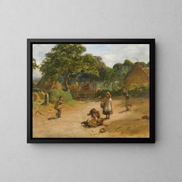 La bande de presse - William Mctaggart — gerahmtes Bild an der Wand