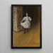 Portrait of the artist Dorothy's daughter - William Merritt Chase — framed artwork on a wall