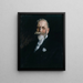 Selbstporträt - William Merritt Chase — gerahmtes Bild an der Wand