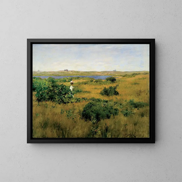 Estate a Shinnecock Hills - William Merritt Chase — quadro incorniciato alla parete