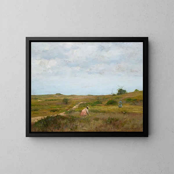 Sans titre, Shinnecock Hills, Long Island - William Merritt Chase — quadro incorniciato alla parete