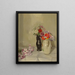 Zinnias - William Nicholson — framed artwork on a wall