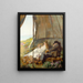 Watching the Sea - William Orpen — framed artwork on a wall
