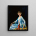Portrait of Mrs. Georgiana Alice Drum - William Orpen — framed artwork on a wall