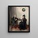 Portrait of the Artists' Parents - William Orpen — framed artwork on a wall