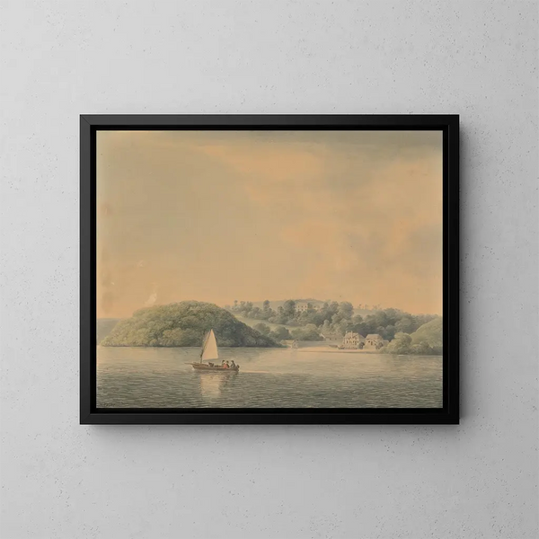 Moulin sur le Tavy - William Payne — gerahmtes Bild an der Wand