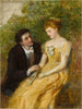 Eine Studie für In der Veranda, ein kritischer Moment - William Powell Frith — Ansicht des Kunstwerks