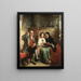 Nach der Predigt - William Powell Frith — gerahmtes Bild an der Wand