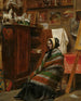 Modello in uno studio ingombro - William Powell Frith — vista dell’opera