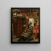 Modello in uno studio ingombro - William Powell Frith — quadro incorniciato alla parete