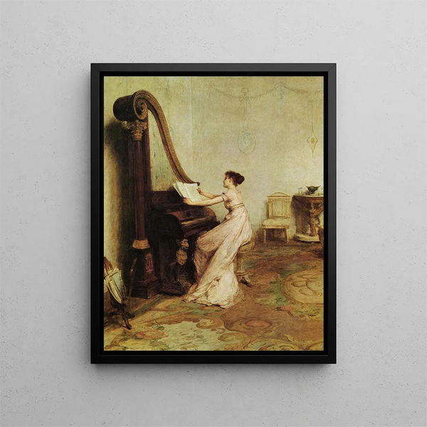 William Quiller Orchardson - Music When Soft Voices Die Vibrates In The Memory.webp