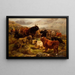 Highland Rind - William R.C. Watson — gerahmtes Bild an der Wand