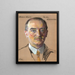Andrew Keogh M. A. 1904 Librarian 1916 - William Sergeant Kendall — framed artwork on a wall
