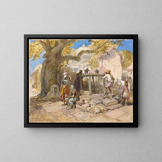 William Simpson - The Village Well.webp