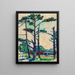 paesaggio Fauve - William Sommer — quadro incorniciato alla parete
