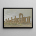Girgenti Das Tempel der Juno Lacinia in Agrigent - William Stanley Haseltine — gerahmtes Bild an der Wand