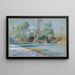Fluss Traunstein auf der Route von Empfing Bayern - William Stanley Haseltine — gerahmtes Bild an der Wand