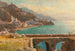 Ansicht der Amalfiküste, Italien - William Stanley Haseltine — Ansicht des Kunstwerks