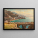 Ansicht der Amalfiküste, Italien - William Stanley Haseltine — gerahmtes Bild an der Wand