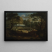 Landschaft klassisch - William Taverner — gerahmtes Bild an der Wand