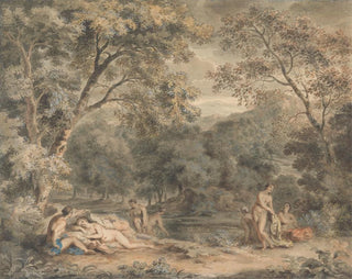 William Taverner - Nymphs Bathing in a Wooded Glade.webp