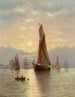 Szene im Hafen - William Torgerson — Ansicht des Kunstwerks