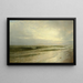 sulla costa del New Jersey - William Trost Richards — quadro incorniciato alla parete