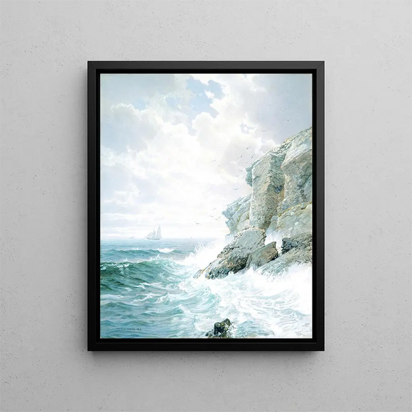 William Trost Richards - Purgatory Cliff.webp