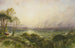 Manchester painting from Kersal Moor with rustic characters and goats - William Wyld — artwork view