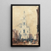 Vue de l'église Sainte-Marie à Londres - William Wyld — quadro incorniciato alla parete