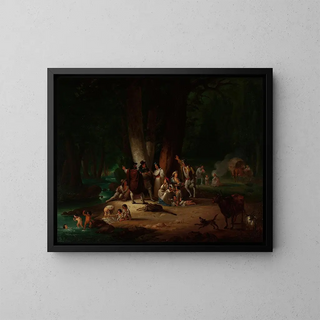 Wincenty Smokowski - Gipsy camp at waterside.webp