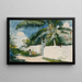 Ein Garten in Nassau - Winslow Homer — gerahmtes Bild an der Wand